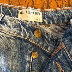 We The Free Denim Jeans with Brass Details
